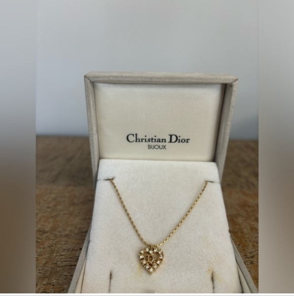 Vintage Dior Gold Heart Bracelet With Box - Picture 2 of 11